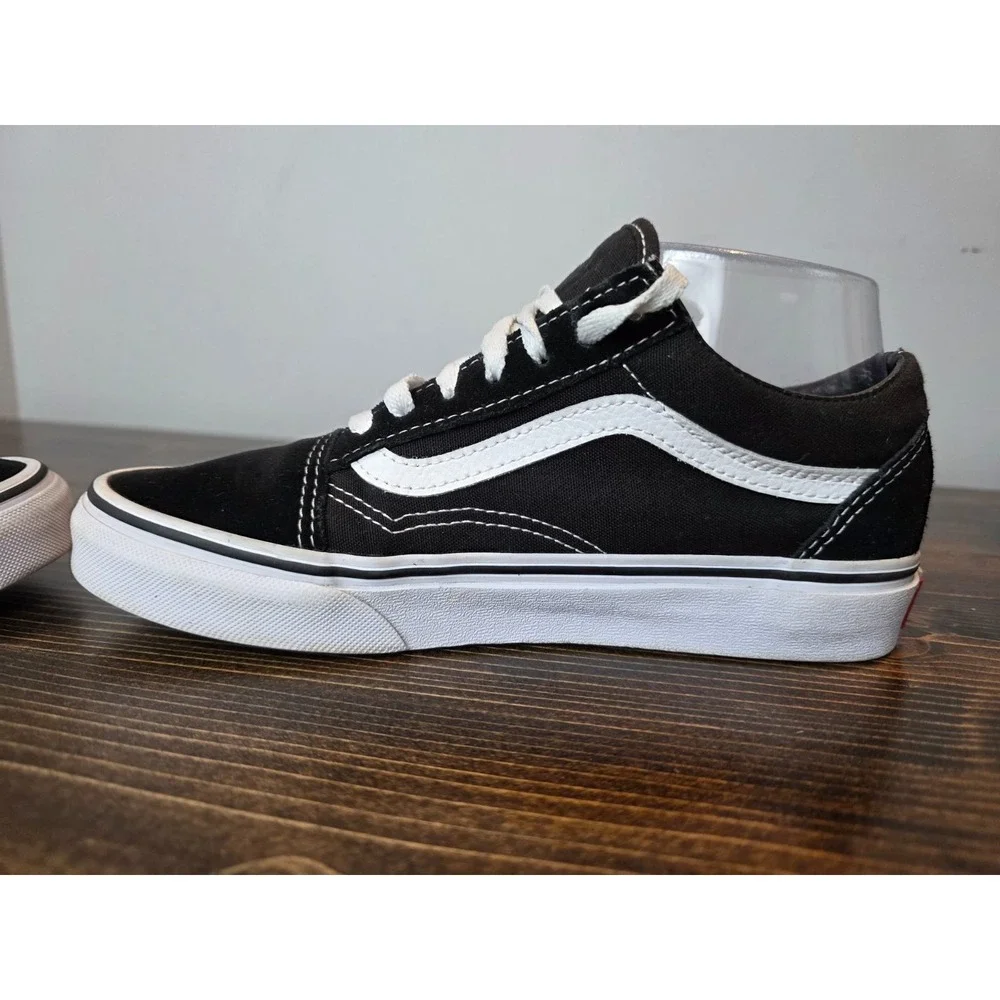 Vans Old Skool Men's Sneakers Size 5 Women's 6.5 Black Suede Canvas Casual Shoes